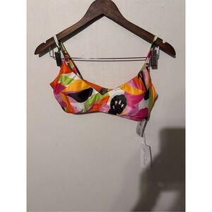 Brand New Seafolly Women’s Size 12 Floral Vibrant Bikini Top Swimwear